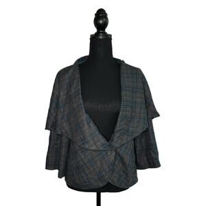 Cabi Women’s Gray & Teal Blazer, Size 10, Pre-owned